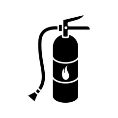 Fire extinguisher icon in trendy design