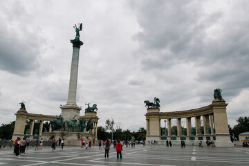 Fototapeta na wymiar budapest square