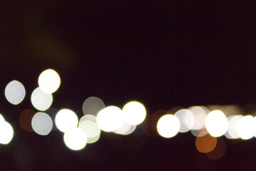 Blurred night lights