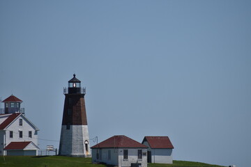 lighthouse on the cost of rhode island