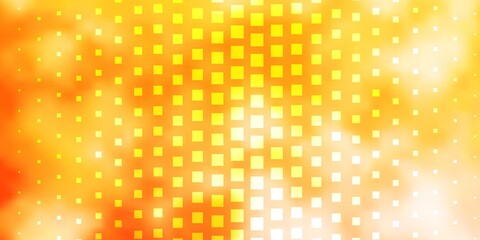 Light Orange vector background with rectangles. Abstract gradient illustration with colorful rectangles. Template for cellphones.