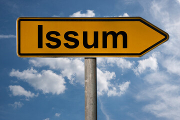 Obraz premium Wegweiser Issum