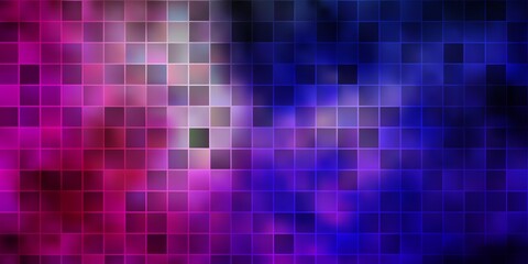 Dark Pink, Green vector background in polygonal style.