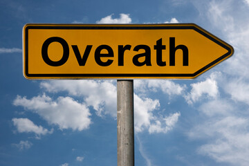 Obraz premium Wegweiser Overath