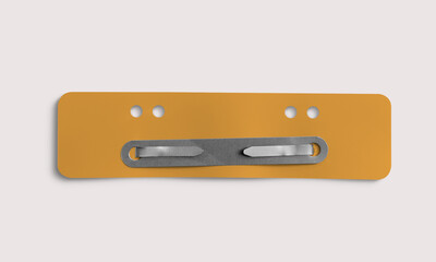 Strip Fastener on a white background