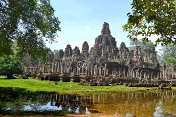 Fototapeta na wymiar Angkorwat history siemreap temple travel in cambodia