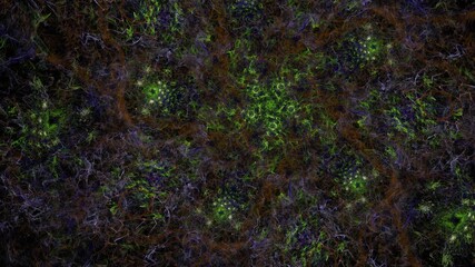 フラクタルで抽象的な模様の背景