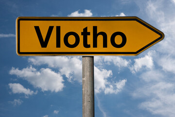 Obraz premium Wegweiser Vlotho