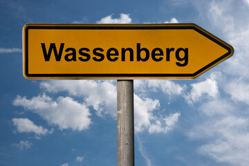 Obraz premium Wegweiser Wassenberg