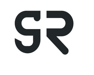 s and r logo letter designs