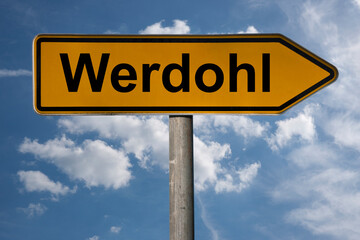 Obraz premium Wegweiser Werdohl