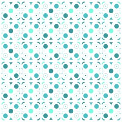 Beautiful of Colorful Circle, Repeated, Abstract, Illustrator Pattern Wallpaper. Image for Printing on Paper, Wallpaper or Background, Covers, Fabrics