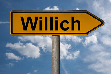 Obraz premium Wegweiser Willich