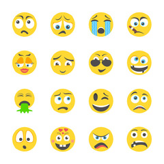 Feelings emojis icons