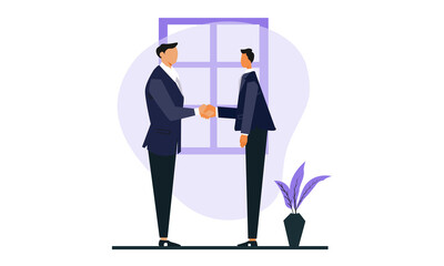 Business Deal Concept Illustration