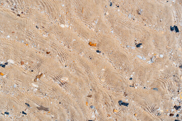Copy space of sand beach texture abstract background.