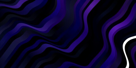 Light Purple vector background with lines. Bright sample with colorful bent lines, shapes. Design for your business promotion.