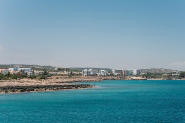 panorama of the city and sea