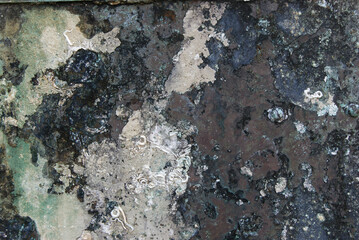 Nahaufnahme eines rostigen Boots