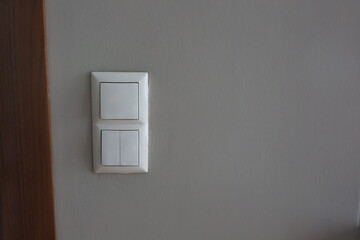 electrical switch on a wall
