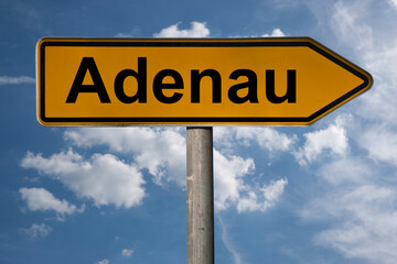 Obraz premium Wegweiser Adenau