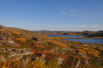 Landscape near Teriberka, Murmansk region, Russia