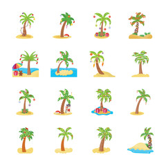 Christmas Palm Trees