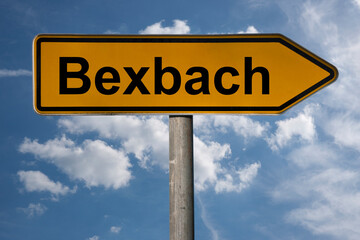 Obraz premium Wegweiser Bexbach