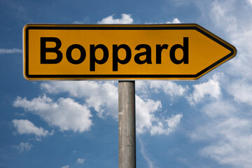 Obraz premium Wegweiser Boppard