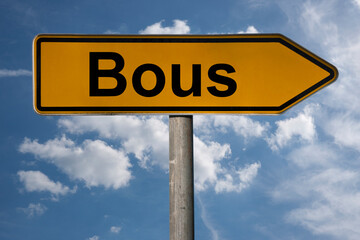 Wegweiser Bous