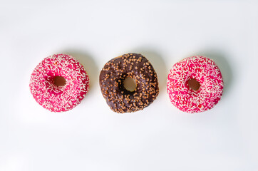 donut on a white background