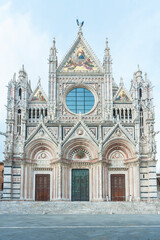Church Cattedrale di Siena in historical city Siena, Tuscany, Italy
