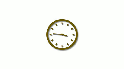 New yellow dark 3d clock icon,counting down clock images