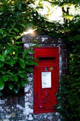 red post box