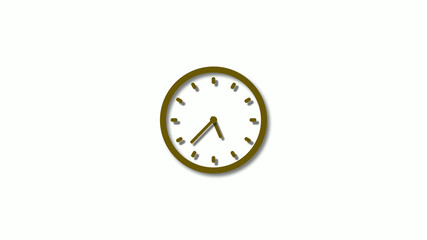 New yellow dark 3d clock icon,counting down clock images