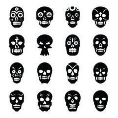 Tattoos Solid Icons set