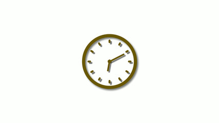 New yellow dark 3d clock icon,counting down clock images