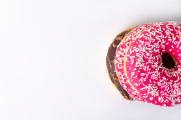 donut on a white background