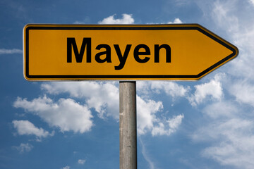 Fototapeta premium Wegweiser Mayen