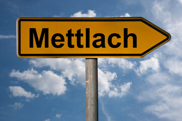 Obraz premium Wegweiser Mettlach