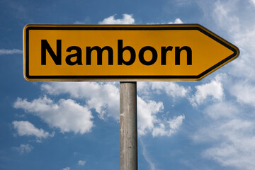 Obraz premium Wegweiser Namborn