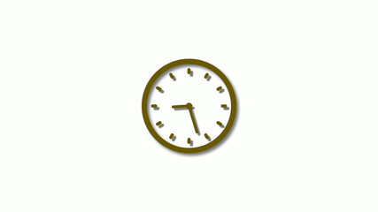 New yellow dark 3d clock icon,counting down clock images