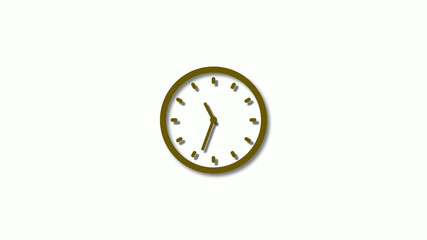 New yellow dark 3d clock icon,counting down clock images