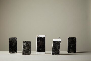 broken mobile phones