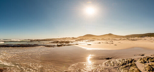 Beautiful beach next to the Cape of Good Hope (South Africa)