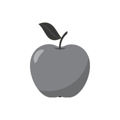 Apple icon isolated on white background. Vector illustration