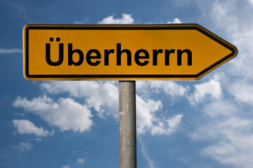 Wegweiser Überherrn