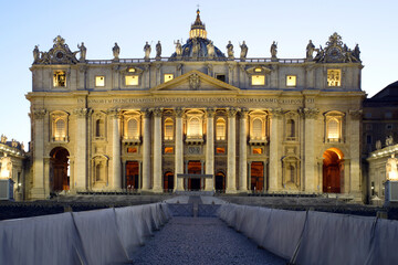 Italy. Rome. Vatican. Basilica Sancti Petri.