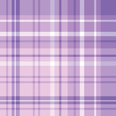 Seamless pattern in beautiful light and dark violet and white colors for plaid, fabric, textile, clothes, tablecloth and other things. Vector image.
