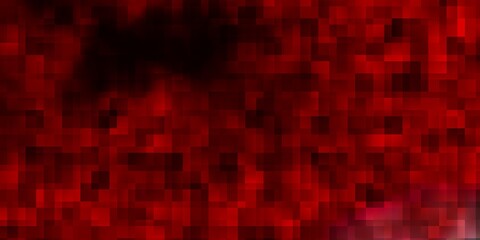 Light Red vector pattern in square style.